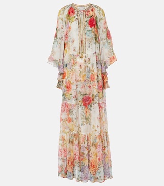 Sew Yesterday silk maxi dress