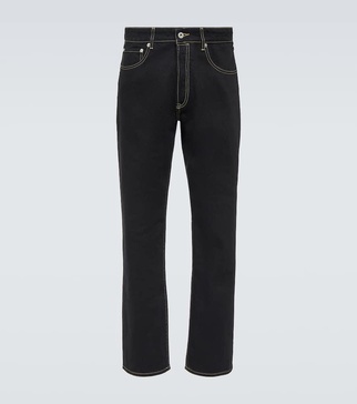 Bara mid-rise straight jeans