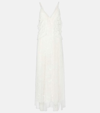 Lace slip dress