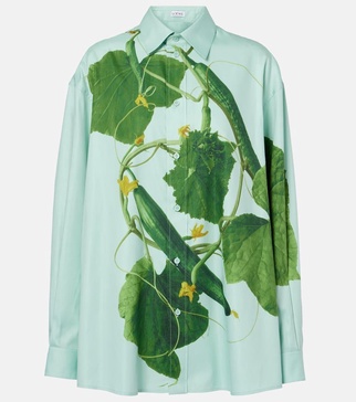 Cotton and silk shirt