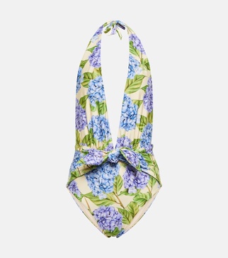 Mangostino Hortensia halterneck swimsuit