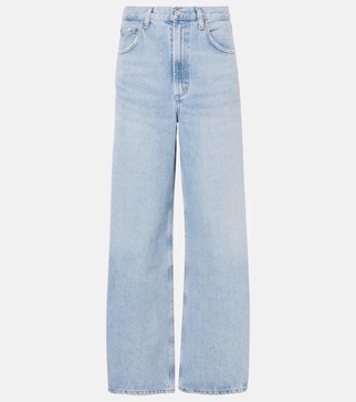 Low Curve mid-rise wide-leg jeans