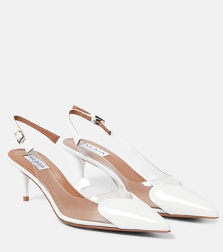 Cœur slingback pumps