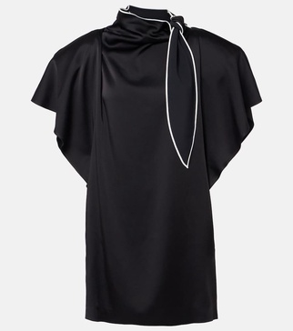 Draped minidress