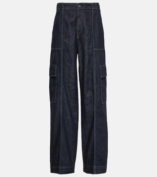 x EmRata Amia high-rise cargo jeans