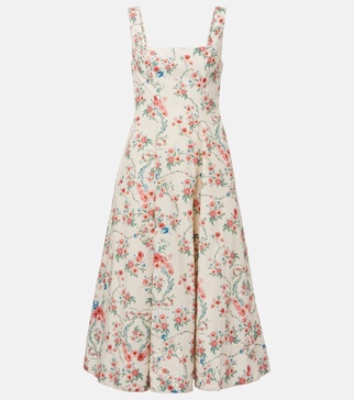 Pistilo Mosqueta cotton midi dress