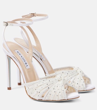 Slow Kisses embellished leather sandals