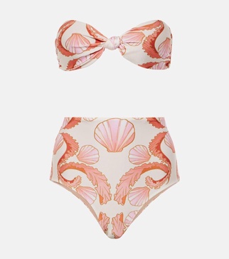 Seashell high-rise bikini