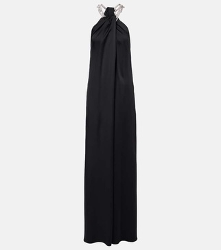 Chain-detail maxi dress
