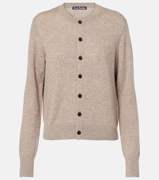 Keny Face wool cardigan