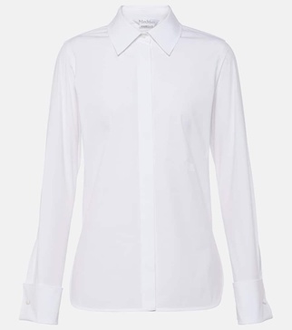 Knut cotton-blend poplin shirt