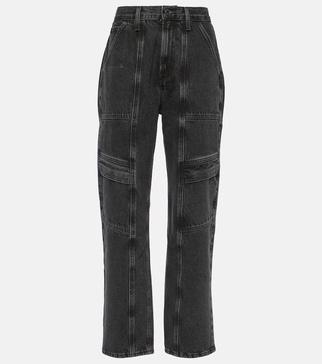 Cooper high-rise cargo jeans