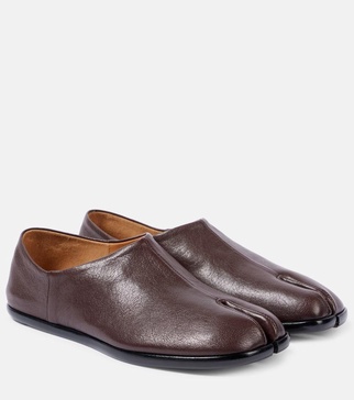 Tabi leather loafers