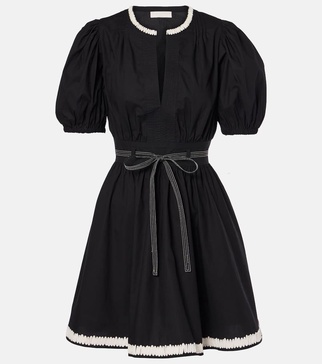 Wilda cotton poplin minidress