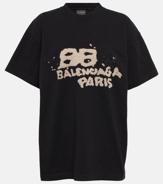 Oversized logo cotton T-shirt