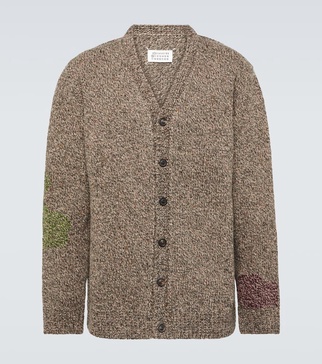 Wool and alpaca cardigan