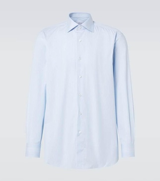 William striped cotton shirt