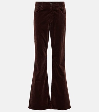 Farrah velvet flared pants