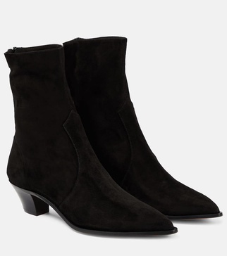 Brunswick suede ankle boots