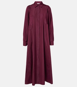 Pucci pleated taffetta maxi dress