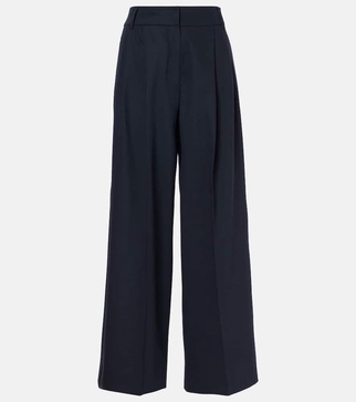 Nichols virgin wool wide-leg pants