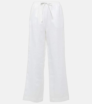 Aurelia linen straight pants