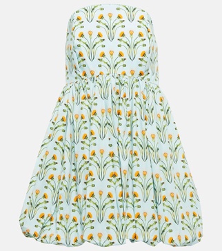 Manzanilla floral cotton minidress