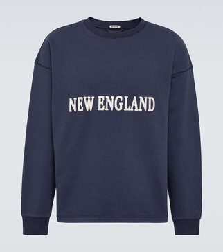 New England cotton jersey sweatshirt