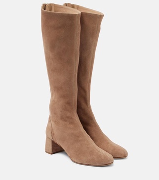Saint Honore 50 suede knee-high boots