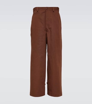 Cotton canvas pants 