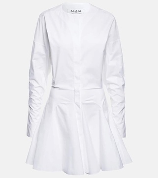Cotton poplin minidress