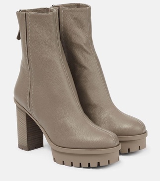 Francoise leather ankle boots