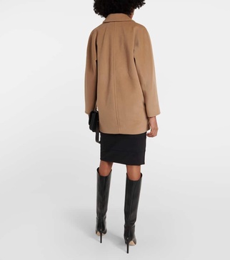 Rebus wool and cashmere coat