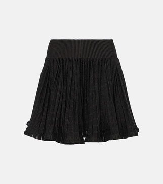 High-rise miniskirt
