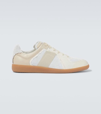 Replica Inside Out suede sneakers