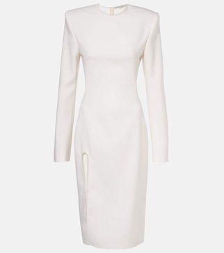 Wool midi dress