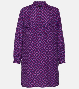 Mathilde printed shirt dress