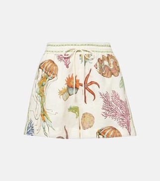 Sea linen shorts