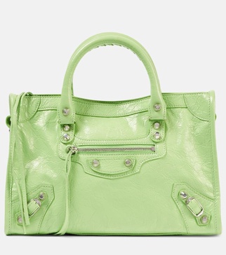 Le City Small leather tote bag