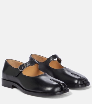 Tabi Mary Jane leather flats