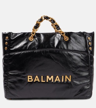 1945 padded leather tote bag
