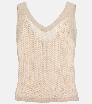 Arrigo knit cotton-blend tank top
