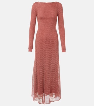 Sheer maxi dress