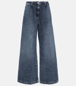 Stella high-rise wide-leg jeans