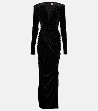 Velvet gown