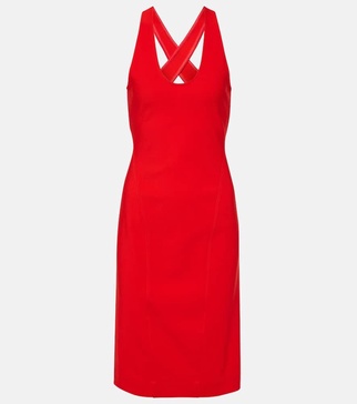 Open-back midi dress