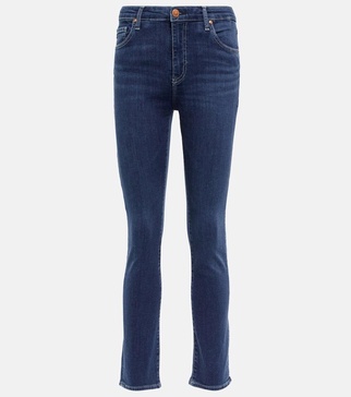 Mari high-rise slim jeans