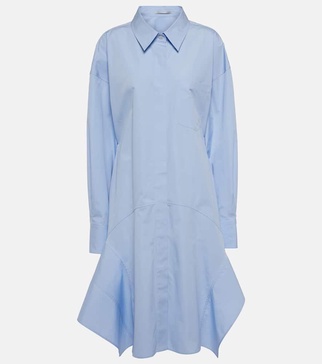 Cotton shirt dress