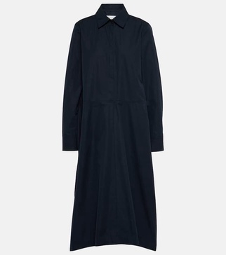 Cotton shirt dress