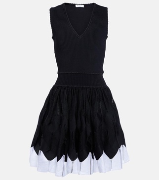 V-neck minidress